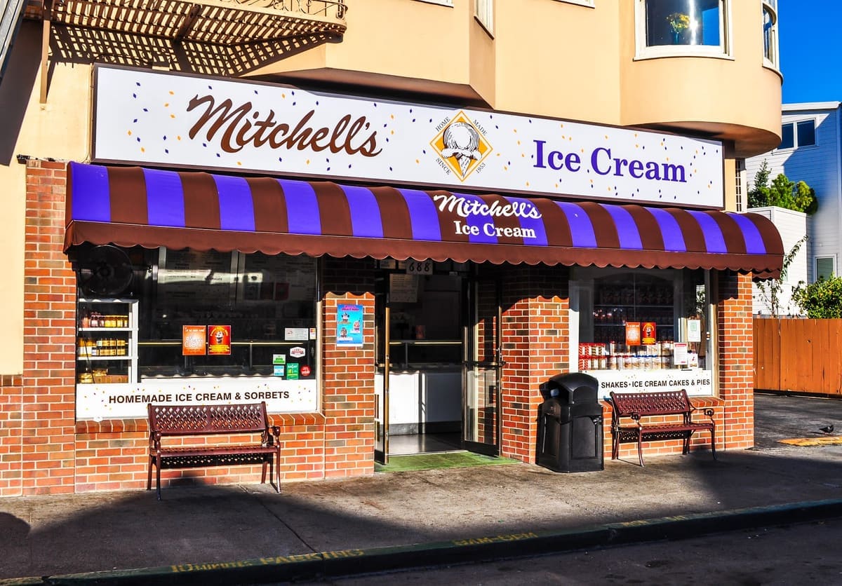 Mitchell's Ice Cream, the historic Noe Valley creamery — photo via Google Maps